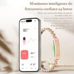 Pulsera Inteligente Mujer S2: Monitoreo del Sueño, Ritmo Cardíaco, Calorías y Múltiples Modos Deportivos - Image 6