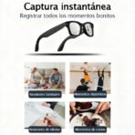 Gafas Inteligentes con IA M20S: Cámara 8MP, Asistente de Voz, Traducción IA, Música Bluetooth, Llamadas y Cancelación Inteligente de Ruido - Image 7