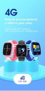 Reloj inteligente infantil 4G Q11 con GPS, videollamadas, chat de voz y botón SOS - Image 2