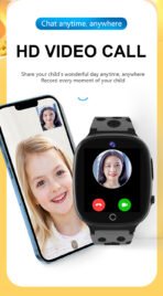 Reloj inteligente infantil 4G W19, con GPS, videollamadas, chat de voz y botón SOS - Image 8