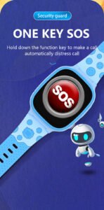 Reloj inteligente infantil 4G W19, con GPS, videollamadas, chat de voz y botón SOS - Image 6