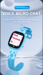 Reloj inteligente infantil 4G W19, con GPS, videollamadas, chat de voz y botón SOS - Image 3